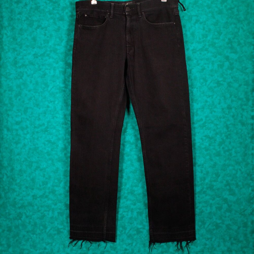Mens STONE ISLAND Black Denim Cotton Jeans. PRE-OWNED SIZE 31